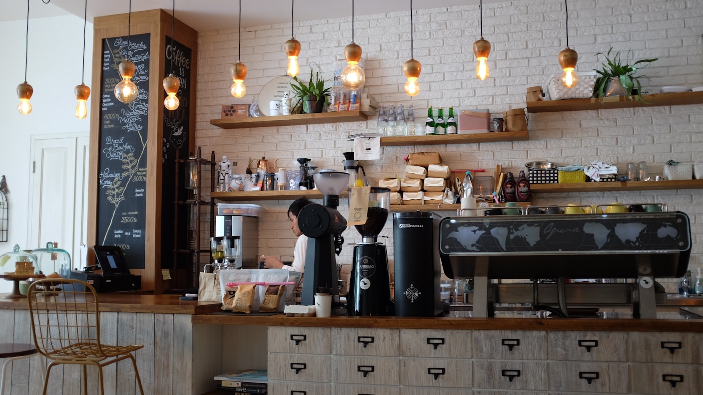 Small-team tasting table at BeanPro